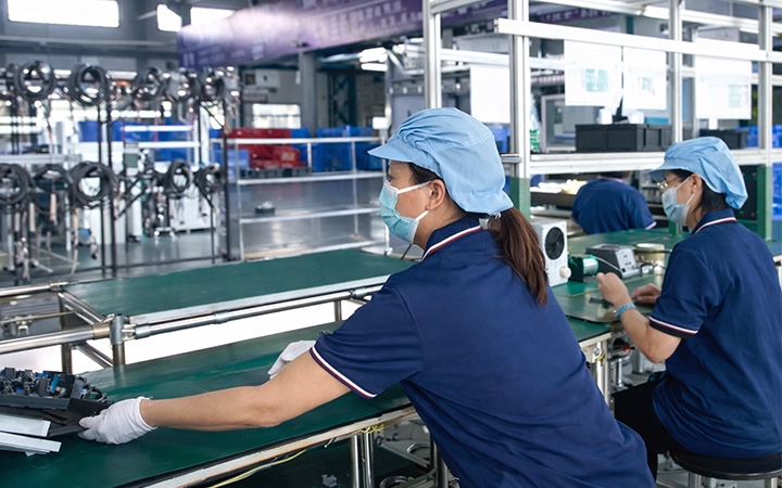 Factory internal production line
