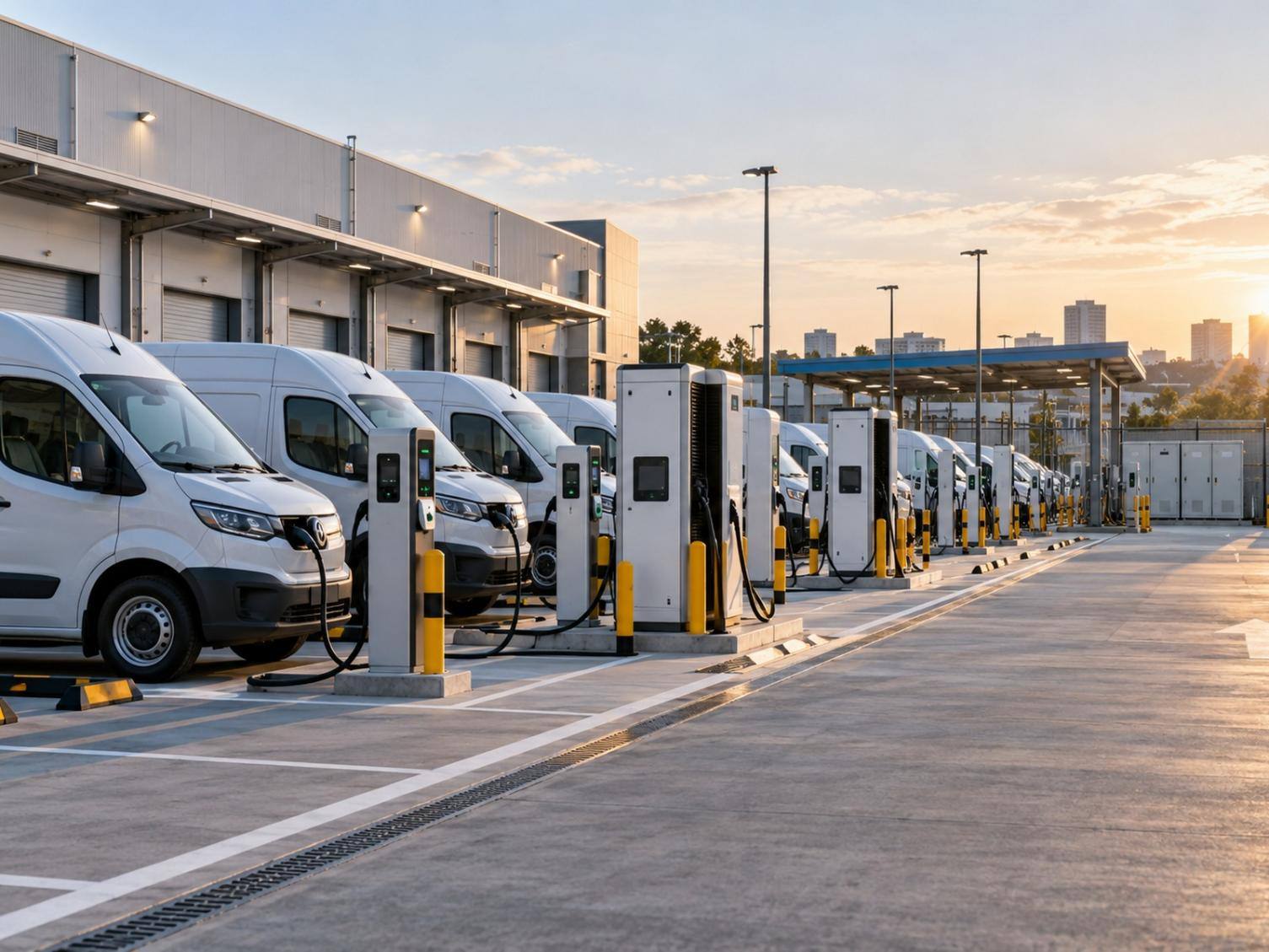 EV fleet charging system architecture for scalable depot infrastructure planning and charging management